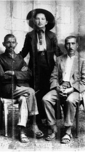 Gandhi with his Secretary Sonia Schlesin and Hermann Kallenbach (1913)
Photographer unknown