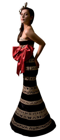 Photo by David Wolley - Model Sophie O'Neill - Dress by Sandra Banken