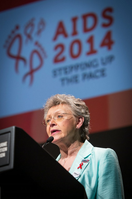 "20th International AIDS Conference (AIDS 2014), run by the International AIDS Society at the Exhibition Centre, Melbourne, Australia. "