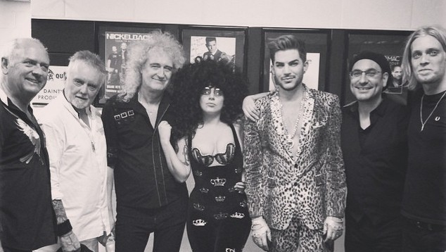 Lady Gaga Adam Lambert Queen