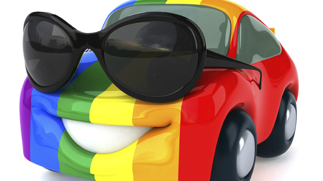 Rainbow Car