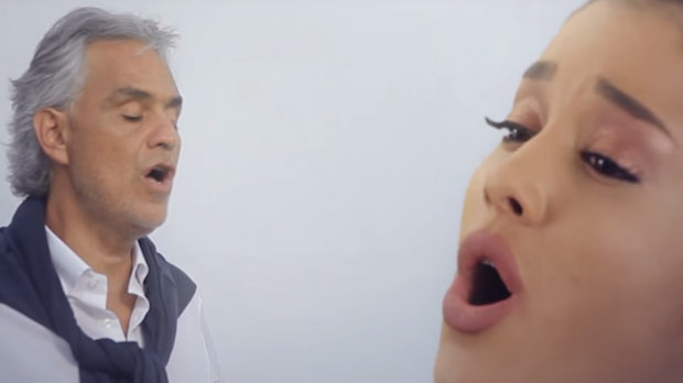 ariana grande andrea bocelli