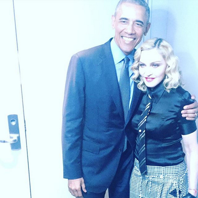 Madonna Barrack Obama