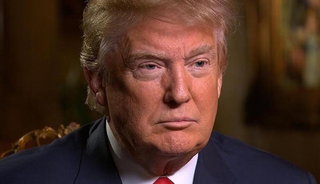 DONALD TRUMP DURANTE LA ENTREVISTA CON LA CBS