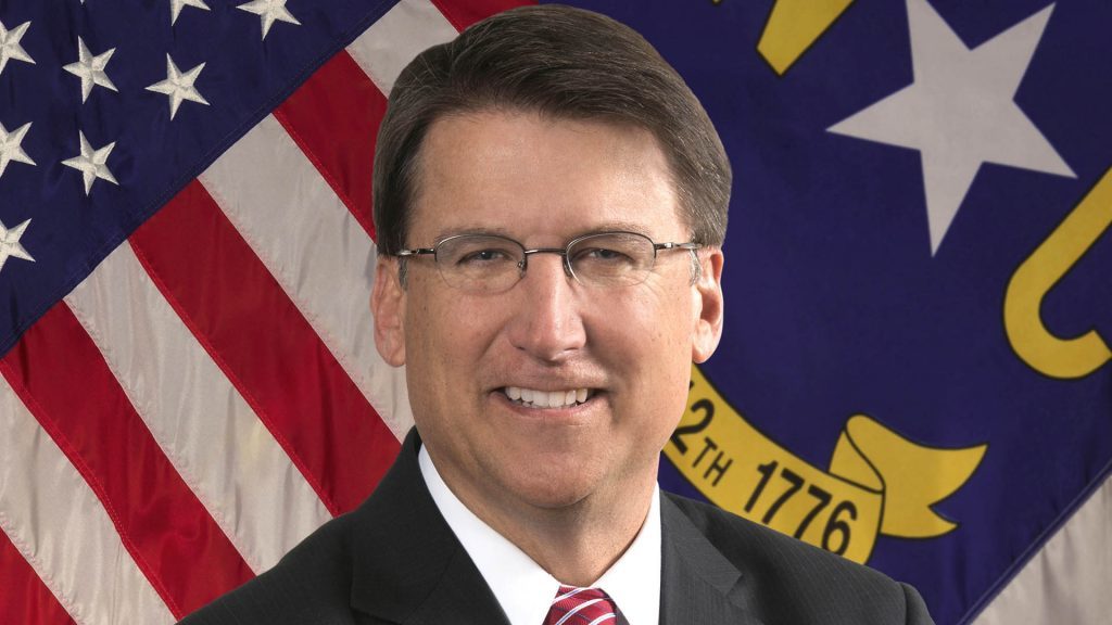 MCCrory north carolina pat governor