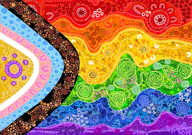 pride flag alejandro lauren