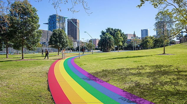 Equality Green: Rainbow path to honour marriage equality decision ...
