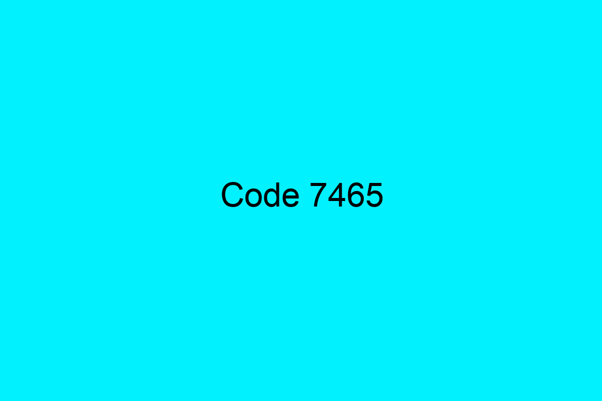 Code 7465 - OUTinPerth
