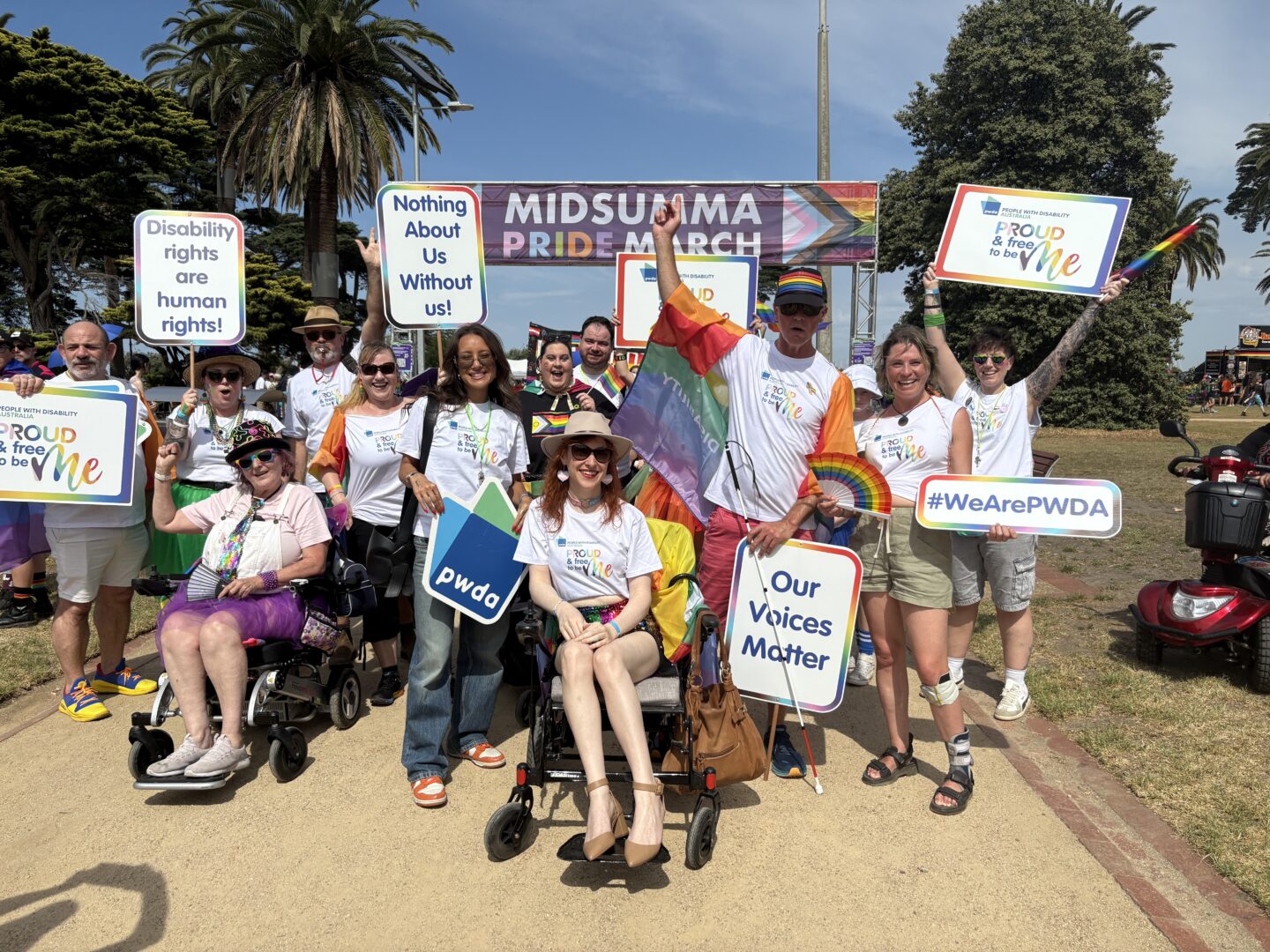 People with Disability Australia proud to join Midsumma Pride March