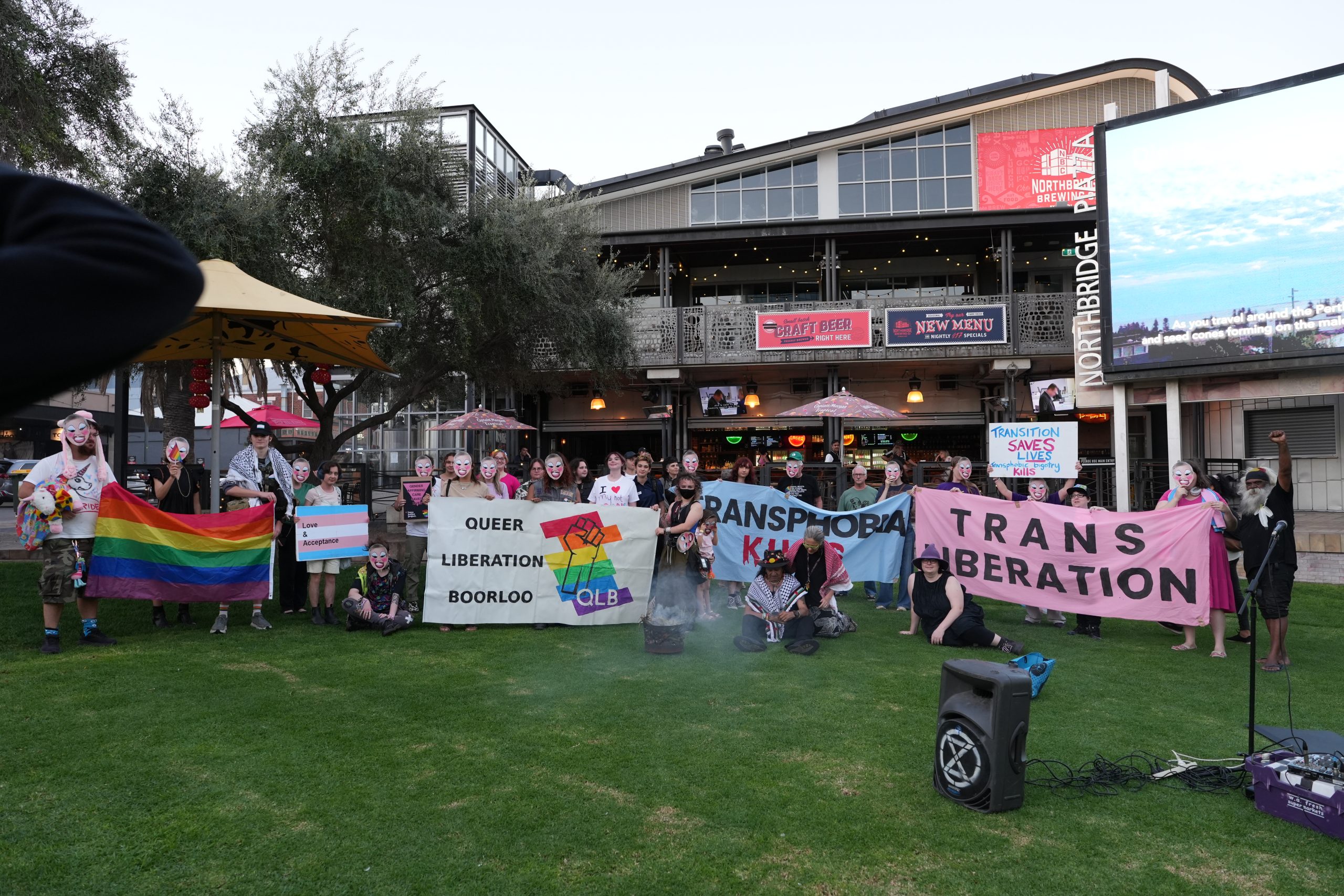 Queer Liberation Boorloo and community call for justice at Trans Visibility rally